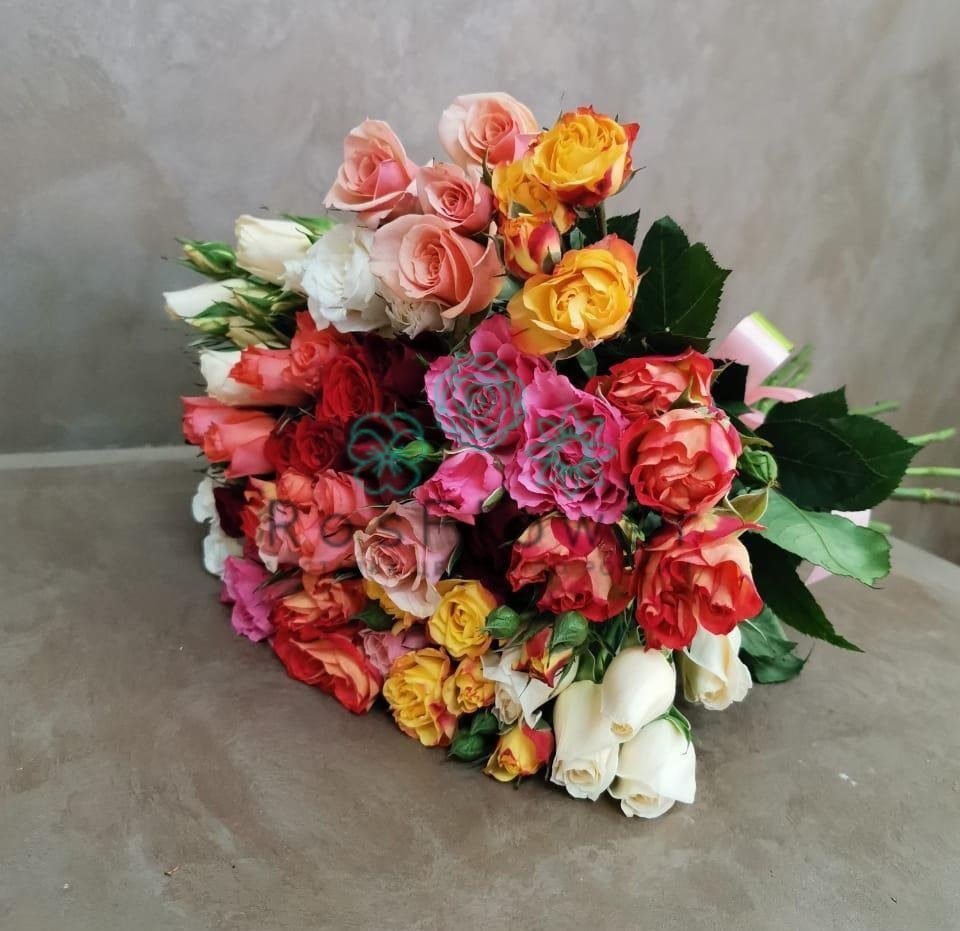 Букет цветов из: Розы во Власихе