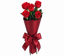Букет 5 Красных роз Эдлесс Лав во Власихе