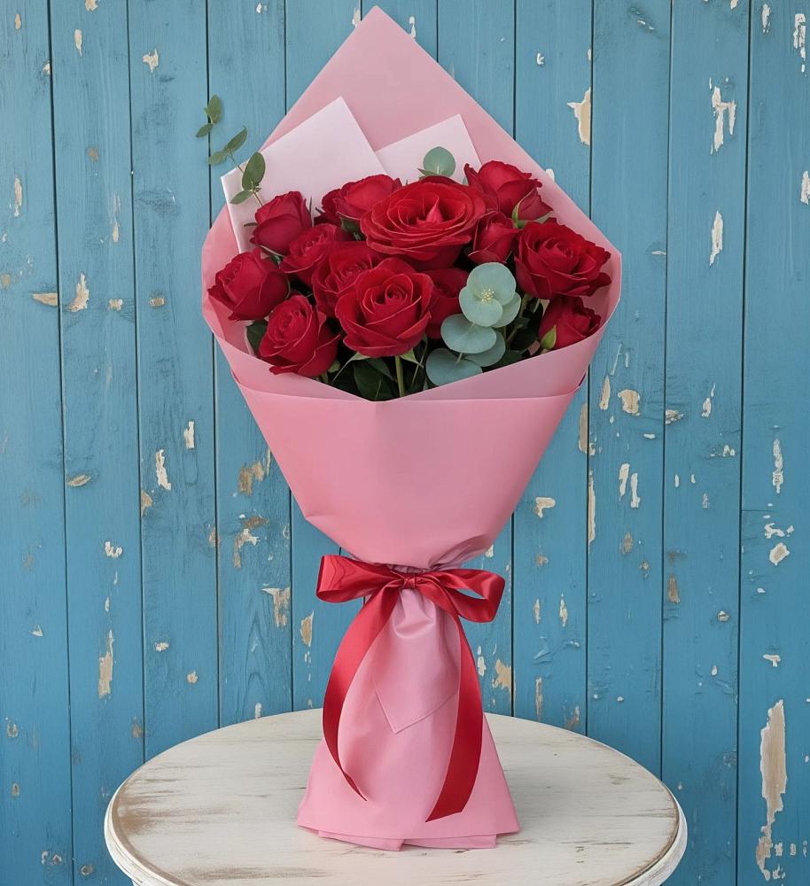 Букет цветов из: Розы во Власихе