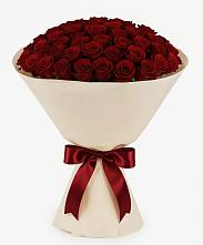 Букет 101 Бордовая роза Блэк Бакарра во Власихе