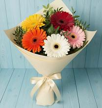 Букет цветов из:  Герберы во Власихе