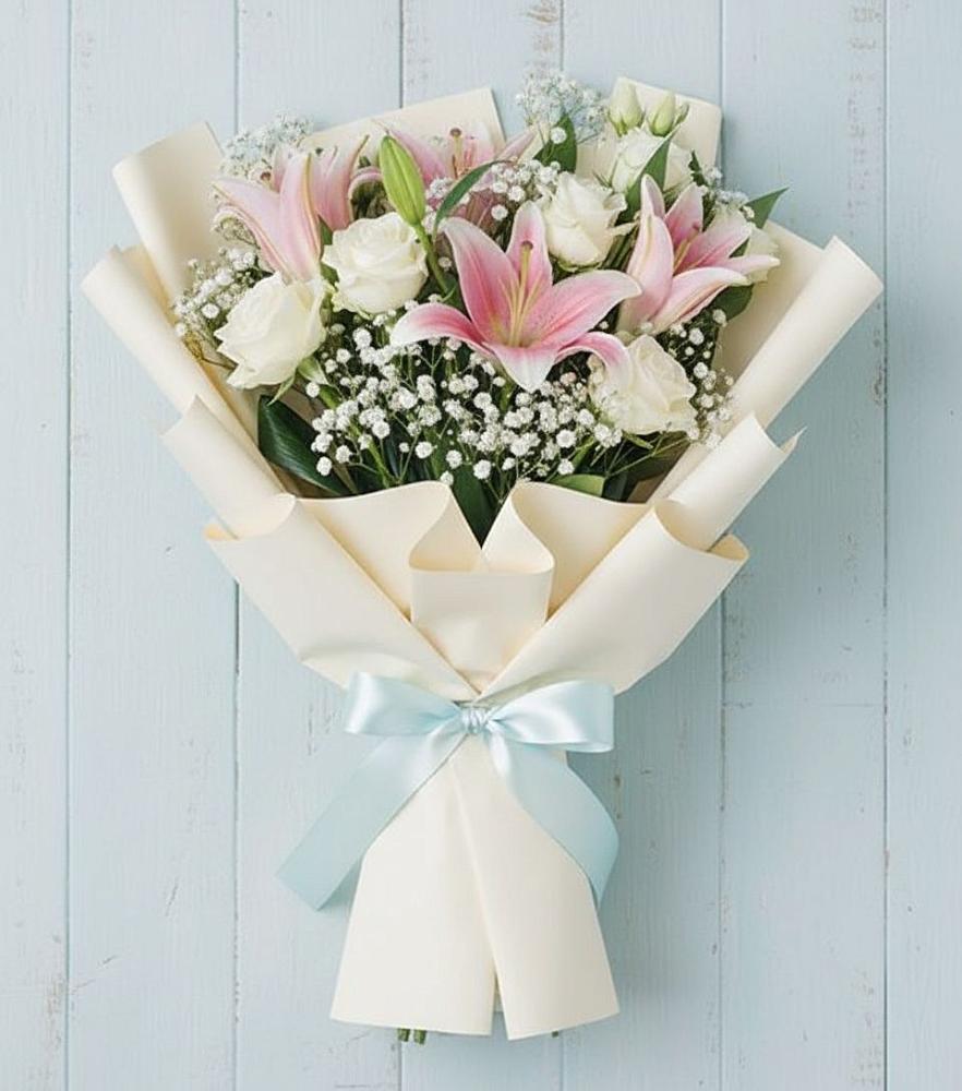 Букет цветов из: Лилии во Власихе