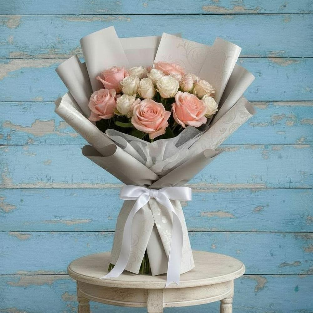 Букет цветов из: Розы во Власихе