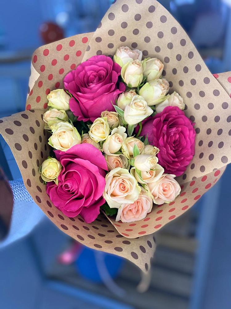 Букет цветов из: Розы во Власихе