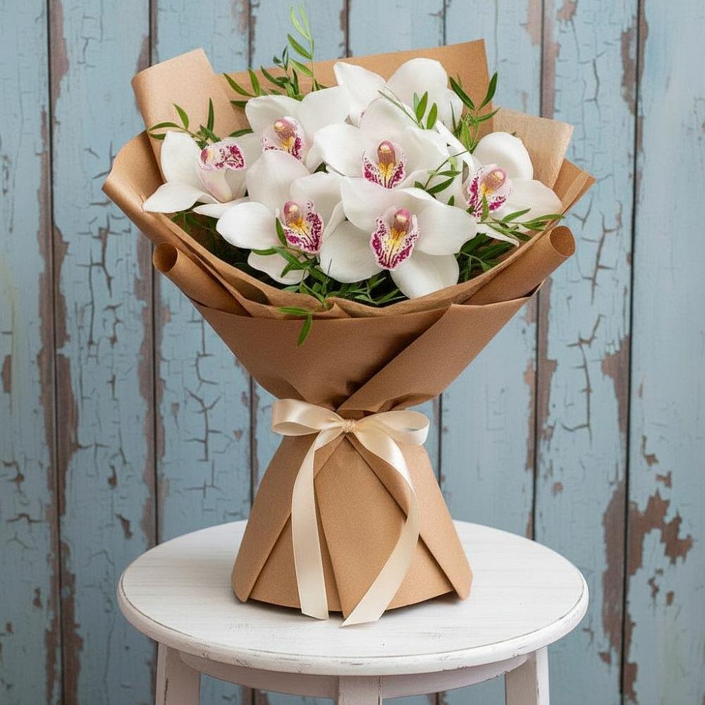 Букет цветов из: Орхидеи и Розы во Власихе
