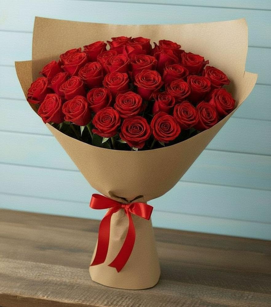 Букет Красные розы Милано во Власихе