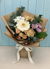Букет цветов из:  Герберы и Хризантемы во Власихе