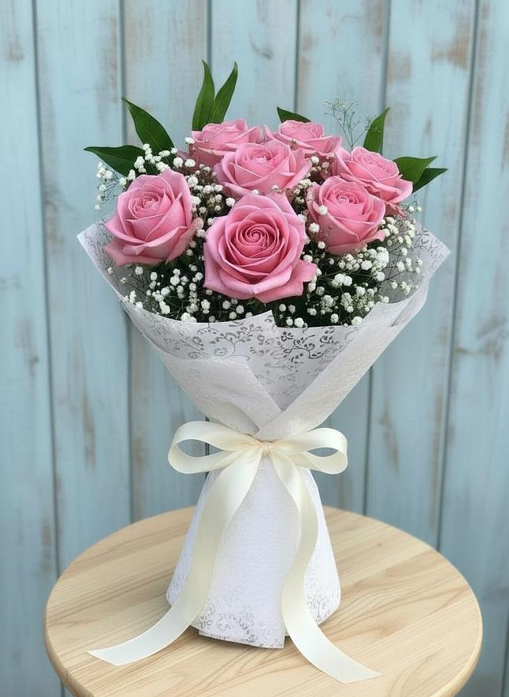 Букет цветов из: Розы во Власихе