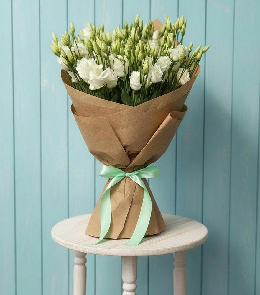 Букет цветов из: Лизиантусы во Власихе