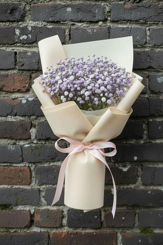 Букет цветов из: Гипсофила во Власихе