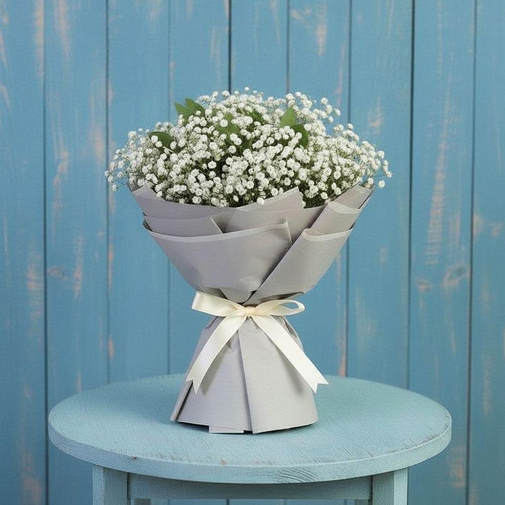 Букет цветов из: Гипсофила во Власихе