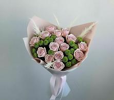 Букет цветов из:  Розы и Хризантемы #REPLACE_PRED# Власихе