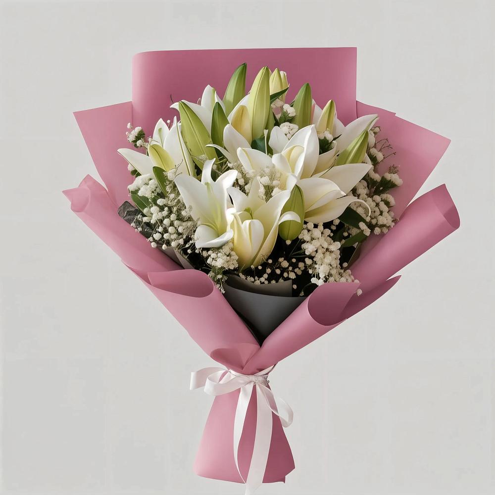 Букет цветов из: Лилии во Власихе