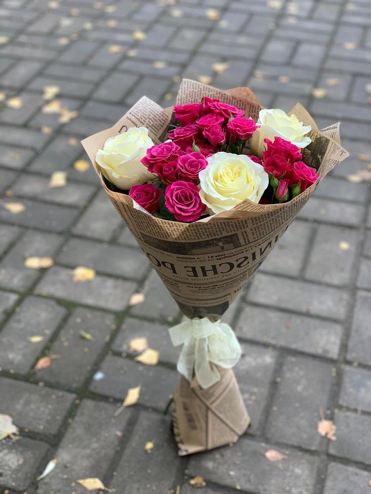 Букет цветов из: Розы во Власихе