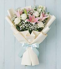 Букет цветов из:  Лилии во Власихе