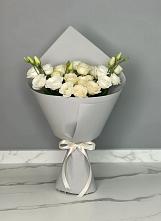 Букет цветов из:  Розы и Лизиантусы во Власихе